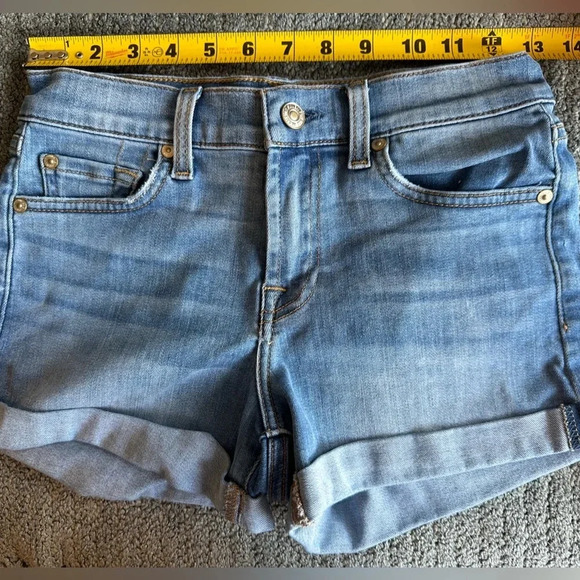 7 For All Mankind Denim Shorts - Picture 4 of 5